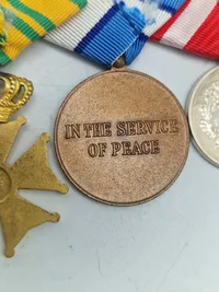 Originalt dansk medalje sæt - almen størrelse og miniature