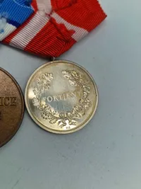 Originalt dansk medalje sæt - almen størrelse og miniature