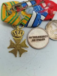 Originalt dansk medalje sæt - almen størrelse og miniature