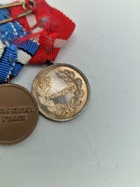 Originalt dansk medalje sæt - almen størrelse og miniature