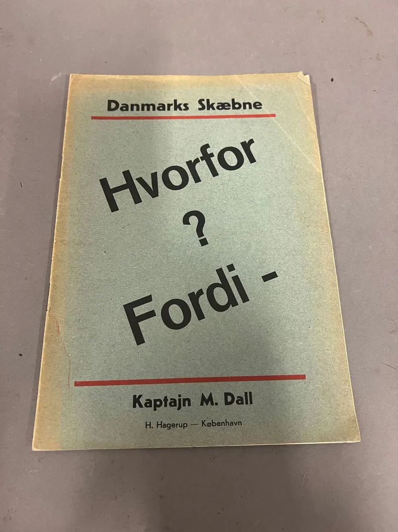 Samtidigt hæfte om Danmarks besættelse