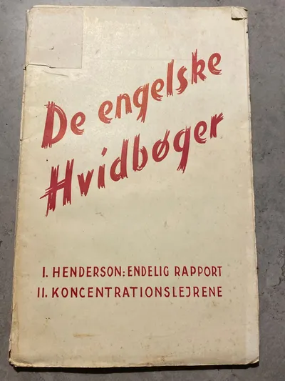 Originalt WWII hæfte