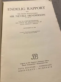 Originalt WWII hæfte