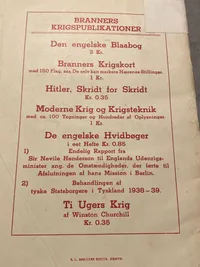 Originalt WWII hæfte