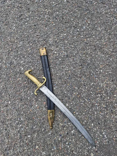 Original Tysk M1871 bajonet