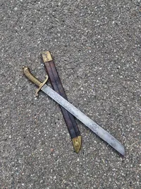 Original Unit Marked Model 1845 Imperial German Saxon Faschinenmesser
