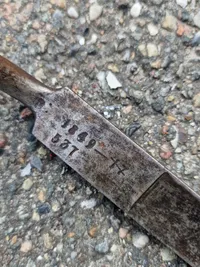 Original Dansk 1848 døllebajonet´, godt stemplet