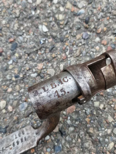 Original Dansk 1848 døllebajonet´, godt stemplet