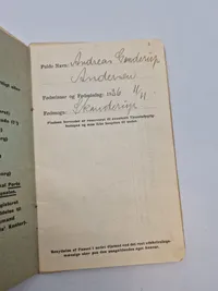 Original dansk soldater bog