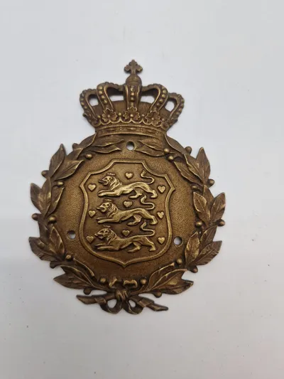 Originalt M/23 nummerplade mærke det store til panser og lastbiler