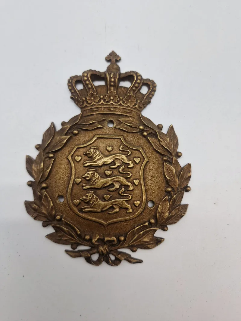 Originalt M/23 nummerplade mærke det store til panser og lastbiler