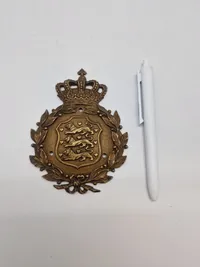 Originalt M/23 nummerplade mærke det store til panser og lastbiler