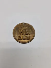 Original Dansk militært Vognmærke Holmens Brandværn til sprøjten