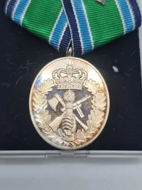 Originalt HJV anciennitetstegn - 40 år