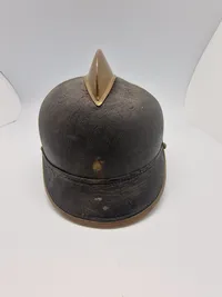 Original tysk brandhjelm