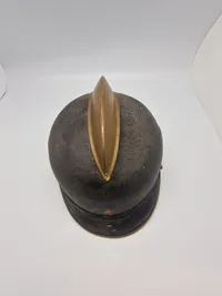 Original tysk brandhjelm