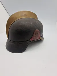 Original tysk brandhjelm