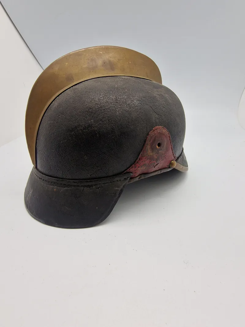 Original tysk brandhjelm