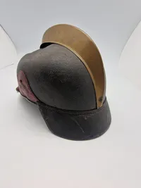 Original tysk brandhjelm