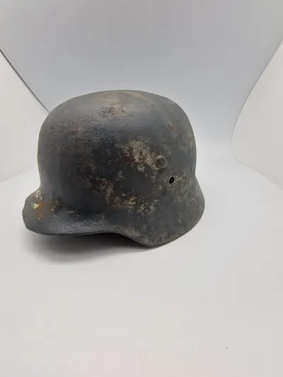 Original tysk hjelm skal - ww2