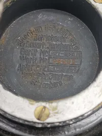 Original GERMAN WWII Luftwaffe 1942 DESK CLOCK