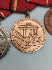 Original tysk medaljespange DDR