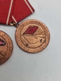 Original tysk medaljespange DDR
