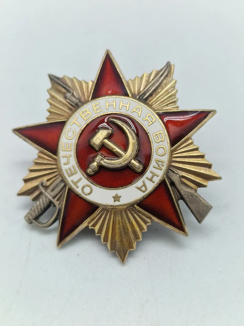 Original USSR Order of the Patriotic War 1st Class, 1980 udgaven