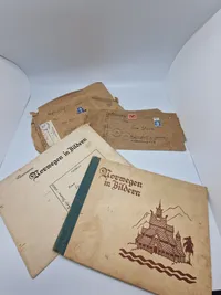 Originalt lot Norwegen in bilder - ww2 sendt fra Norge til Tyskland i 42