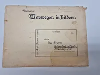 Originalt lot Norwegen in bilder - ww2 sendt fra Norge til Tyskland i 42