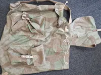 Sjælden original tysk rygsæk lavet af Zeltbahn stof - ww2