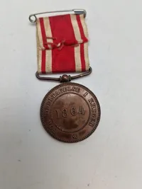 Original 1864 deltager medalje