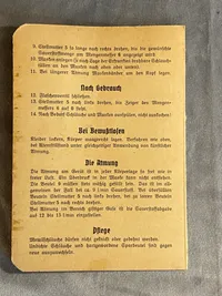 Ekstremt sjældent tysk ww2 Dräger Sauerstoff - Behandlungsgerät Für Sanitätseinheiten, senere anvendt i Danmark af Statens Sindssygehospitaler