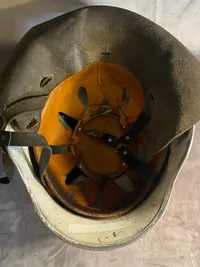 Original Falck hjelm fra Grindsted - omdannet original tysk ww2 hjelm