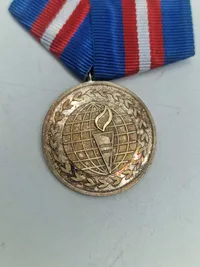 Original Sølv medalje Danmarks Frihedskamp 1940-45