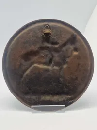 Original Bronze dragon platte 1922 dateret