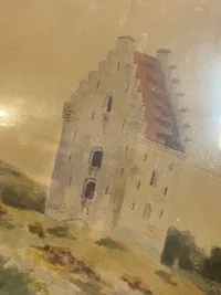 Ella Heide ( 1871-1956) den tilsande kirke ved Skagen