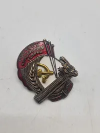 Original Master of Combine Harvesting - USSR