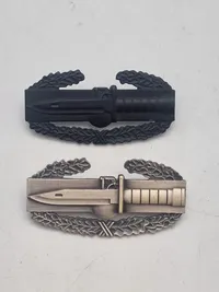 Sæt originale US Qualification Badge-Combat Action