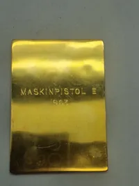 Original plakette - Dansk militært Idræts forbund