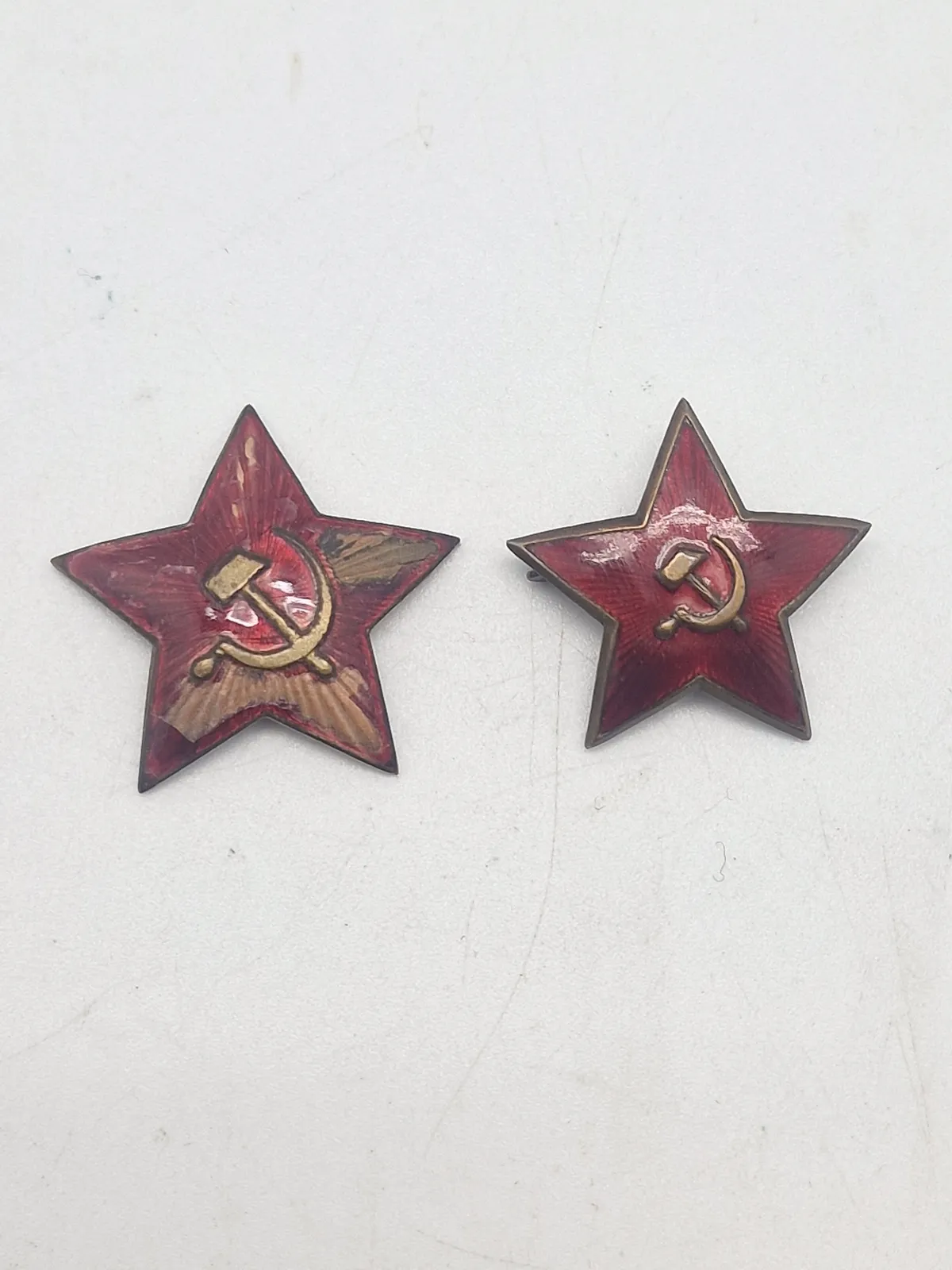Sæt originale USSR mærker fra skråhue (WWII)