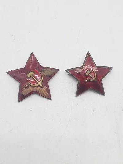 Sæt originale USSR mærker fra skråhue (WWII)
