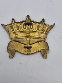 Originalt baretmærke - dronningens livregiment