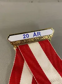 Originalt sjældent 20 års tegn fra den Danske SS veteran forening