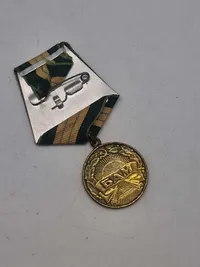 Original Soviet Medal for the Construction of the Baikal-Amur Railway (BAM)