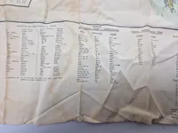 Originalt SOE silkekort over Norge - ww2