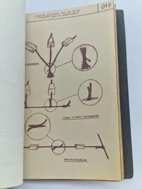 Sjældent original kogebog sabotage instruktionshæfte for frihedskæmperen