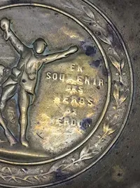 Originalt WW1 askebæger Verdun