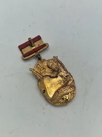 Original USSR Honored Railway Employee badge