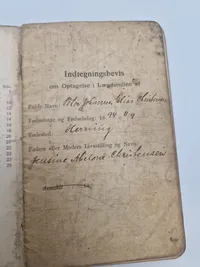 Original dansk soldaterbog